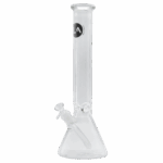 LA Pipes "Thicc Boy" 9mm Thick Beaker Bong, 16" tall, heavy wall borosilicate glass, front view