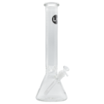 LA Pipes "Thicc Boy" 9mm Thick Beaker Bong, 16" Height, Front View on White Background