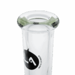 LA Pipes Thicc Boy 9mm Thick Beaker Bong top view showing heavy wall borosilicate glass