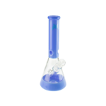 MAV Glass 12" Full Color Beaker Bong in Lavender with 5mm Thickness and Deep Bowl - Front View