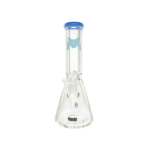 MAV Glass 12" Classic Beaker Bong with Lavender Color Accent and 9mm Thick Glass