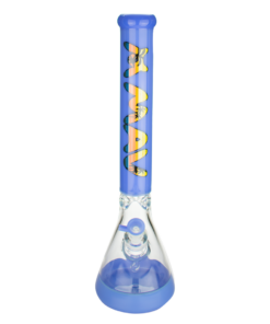 MAV Glass Purple California Retro 18" Beaker Bong with 50mm Diameter and 5mm Thickness