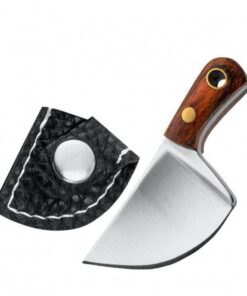 Stainless Steel Mini Knife With Sheath Keychain Set O