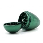 Tumbler Egg Style Green Aluminium 4 Piece Grinder