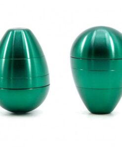Tumbler Egg Style Green Aluminium 4 Piece Grinder