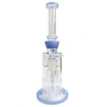 Stone Age Purple Percolator Glass Bong 27cm