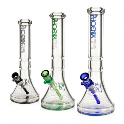 Phoenix Star 9mm Extra Thick Beaker Glass Bong 36cm