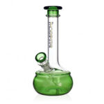 Phoenix Star Medium Drum Glass Bong 24cm Green Marble
