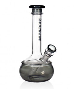 Phoenix Star Medium Drum Glass Bong 24cm Black