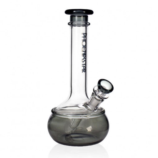 Phoenix Star Medium Drum Glass Bong 24cm Black