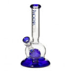 Phoenix Star Full Glass Bubble Bong 26cm Blue