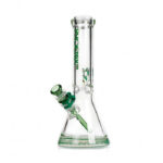 Phoenix Star 9mm Extra Thick Glass Beaker Bong 31cm Green Marble