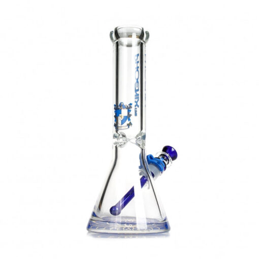 Phoenix Star 9mm Extra Thick Glass Beaker Bong 31cm Blue