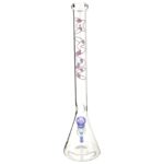 21" 5mm Beaker Bong Tall Neck Type - Lotus