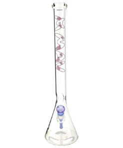 21" 5mm Beaker Bong Tall Neck Type - Lotus