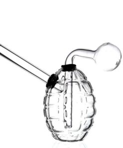 Grenade Glass Bubbler Water Pipe 10cm