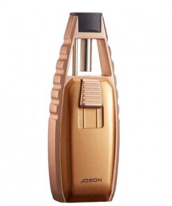 Jobon Brand Butane Gas Lighter Blue Flame Turbo Torch Jet Cigar Lighter gold