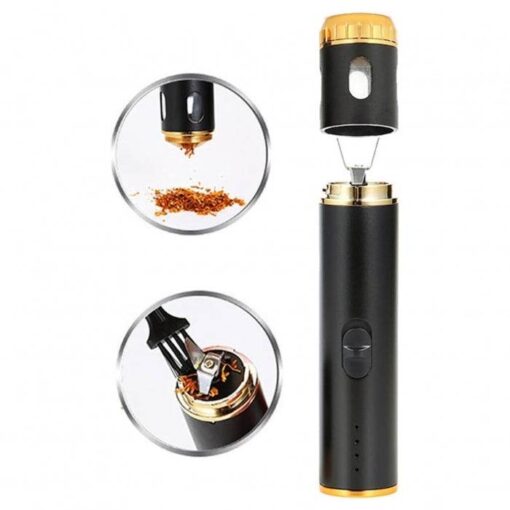 Electric USB Grinding Pen Automatic Dispenser (Gold)