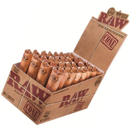 Raw Classic 1 1/4 Pre-Rolled Cones 6 Pack