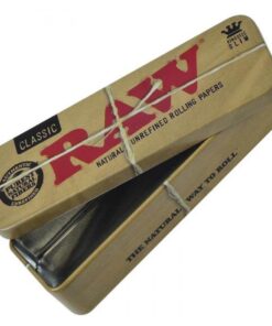 Raw Roll Caddy Metal Tin King Slim