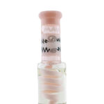 MAV Glass Reversal Wig Wag Pink Beaker with Freezable Coil System, Front View