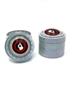 Fancy Eyeball Red Zinc Alloy 4 Piece Grinder 50mm