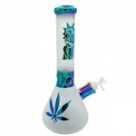 WEGE Rick And Morty Ice Catcher Beaker Glass Bong 32cm Light Blue