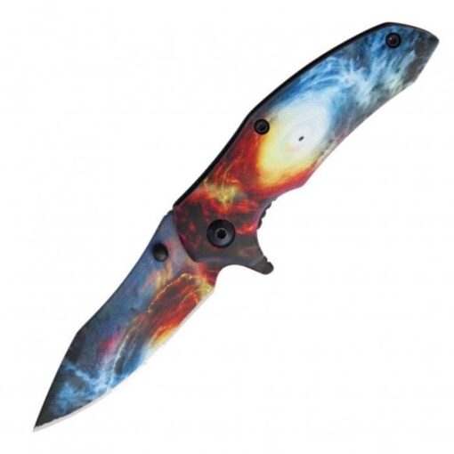 Rough Ryder Galaxy Series Black Hole Folding Knife
