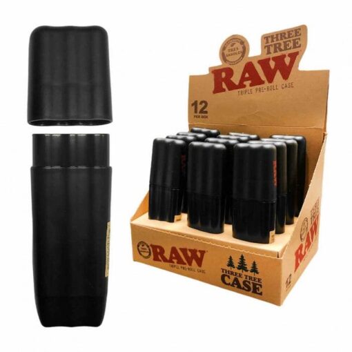 RAW Three Tree Triple Pre-Rolled Cones Case