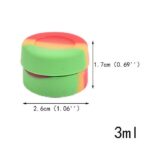 Silicone Container Storage Jar Seals Oil Wax 3mL