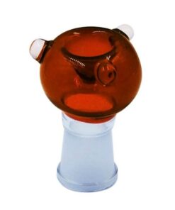 Stone Age Amber Slip Over Glass Cone Piece 14mm