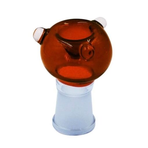 Stone Age Amber Slip Over Glass Cone Piece 14mm