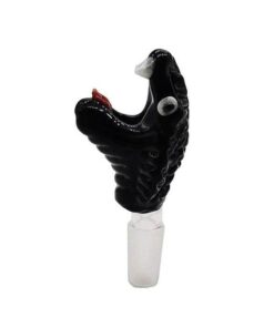 Stone Age Snake Glass Cone Piece 14mm