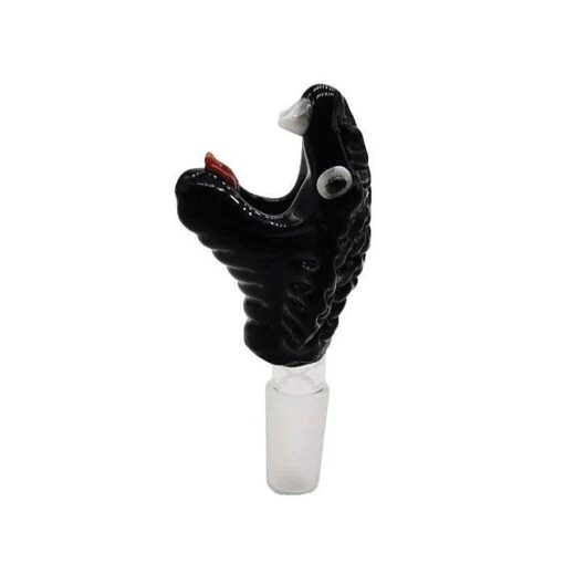 Stone Age Snake Glass Cone Piece 14mm