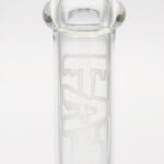 TAG 12" Super Slit UFO Beaker Close-up View - Clear Glass with 18/14MM Downstem