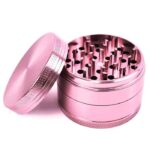 Light Pink 4 Piece Aluminium Alloy Grinder 40mm