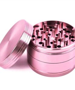 Light Pink 4 Piece Aluminium Alloy Grinder 40mm