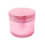 Light Pink 4 Piece Aluminium Alloy Grinder 40mm