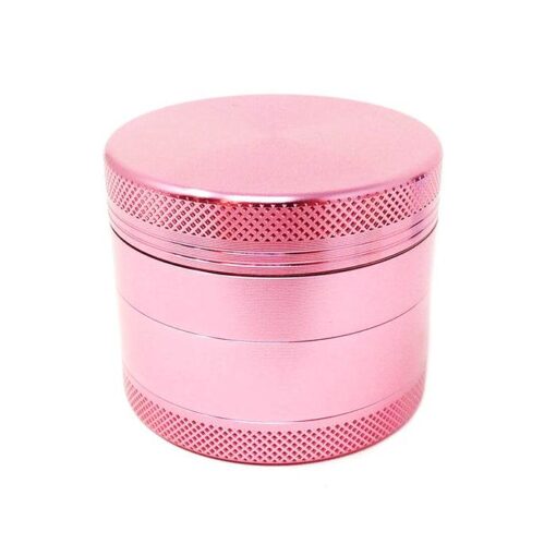 Light Pink 4 Piece Aluminium Alloy Grinder 40mm