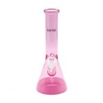 WEGE Ice Catcher Beaker Glass Bong 26cm Pink