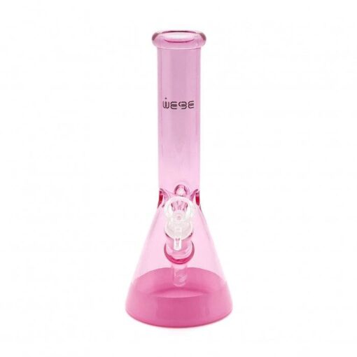 WEGE Ice Catcher Beaker Glass Bong 26cm Pink