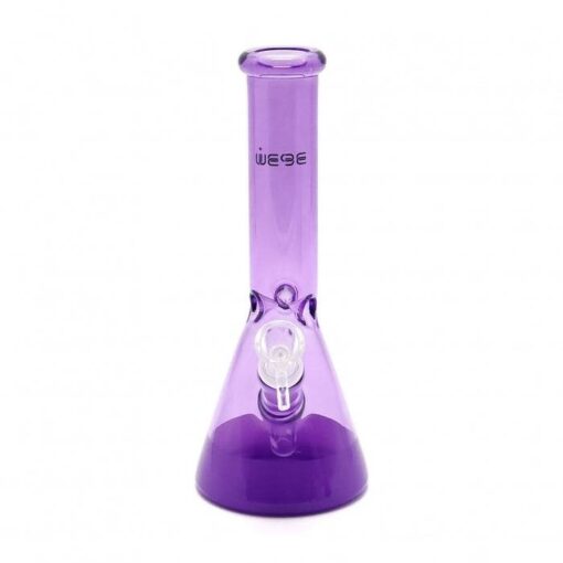 WEGE Ice Catcher Beaker Glass Bong 26cm Purple