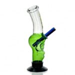 WEGE Coloured Skull Gripper Glass Bong 28cm