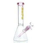 WEGE Ice Catcher Beaker Glass Bong 25cm Pink