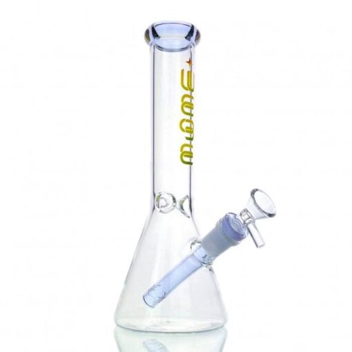 WEGE Ice Catcher Beaker Glass Bong 25cm Purple