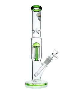 WEGE Ice Catcher Straight Tube Percolator Glass Bong 32cm