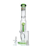 WEGE Ice Catcher Straight Tube Percolator Glass Bong 32cm