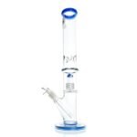 WEGE Ice Catcher Straight Tube Percolator Glass Bong 41cm Lavender