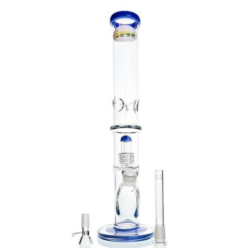 WEGE Ice Catcher Straight Tube Percolator Glass Bong 41cm