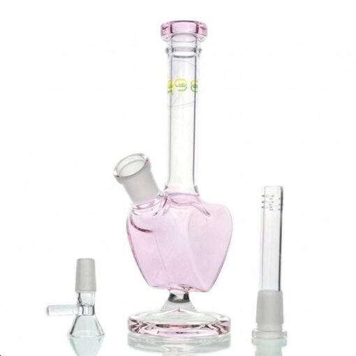 WEGE Love Heart Glass Bong 24cm